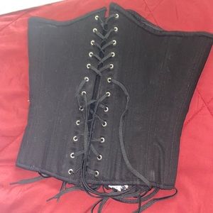 Charmian corset in the color black size xtra small